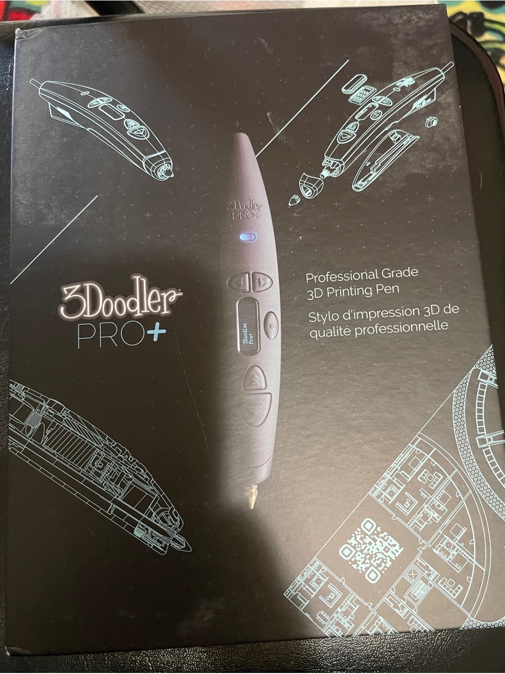 3d doodler pro plus new in box with filament refills